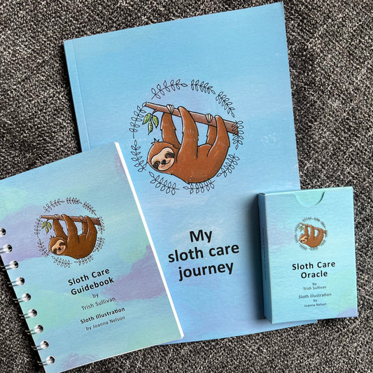My Sloth Care Journey soft cover journal